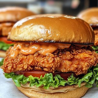 Fried Chicken Burger