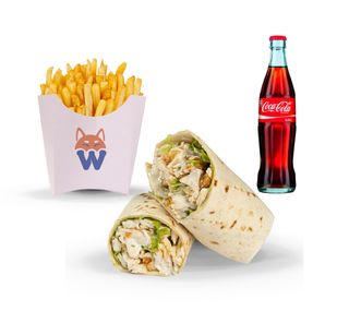 Menù Combo Welly Caesar Wrap