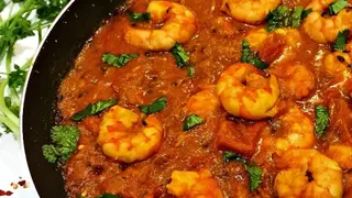 თევზი/კრევეთი მასალა - Fish Prawn Masala