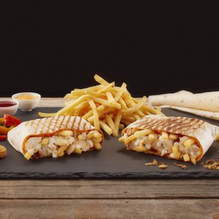 Tacos Francés Shawarma Pollo