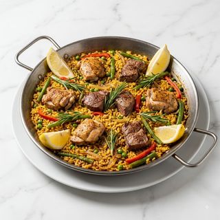 Paella Mixta De Pollo Y Carne (2 Personas)