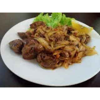 Пилешки дроб с лук (250г)