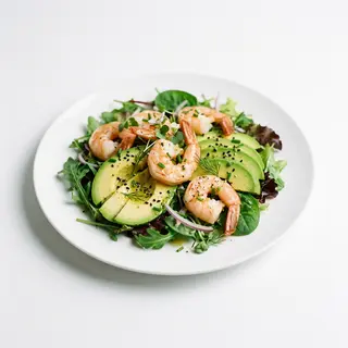 Ensalada De Aguacate Y Gambas