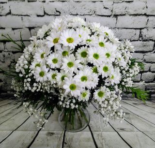 Ramo De Margaritas Blancas