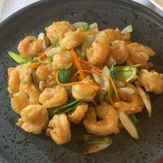 98. Gamberi con sale e pepe