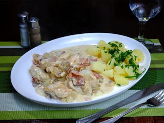 Petto di pollo ai Quattro Formaggi-piept de pui Quattro Formaggi