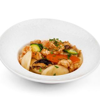 213 Gnocchi con gamberi