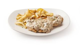 Pechuga De Pollo A La Crema De Champiñones