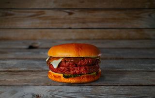 Smash Vegan Cheese Burger