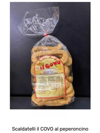 Scaldatelli il covo 400 g al peperoncino