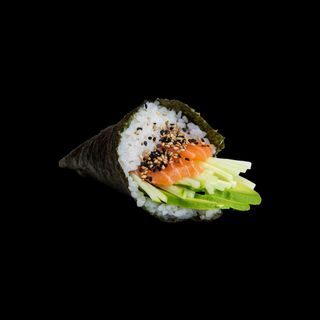43. Salmón Temaki (1 Pza.)