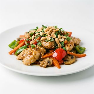 32.Пиле по императорски 600г/люто/