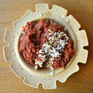 Riso brown con ragù di lenticchie gluten free