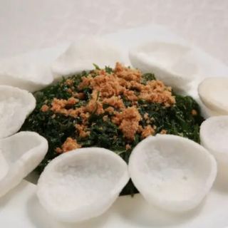 algas fritas con sésamo