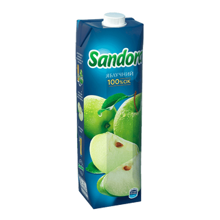 Яблучний сік, 0,95 л, ТМ "Sandora"