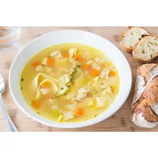 Clear Chicken Noodle Soup