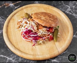 Menù panino kebap con patate al forno