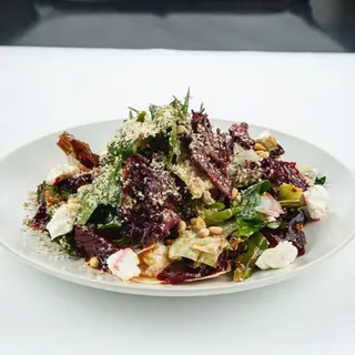 Микс салат со свеклой и творожным сыром