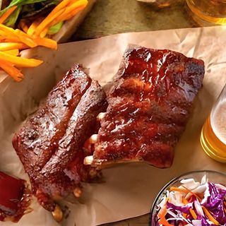 Menú Media Ración De Costillas De Cerdo