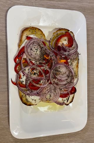 Bruschetta com Queijo de Cabra