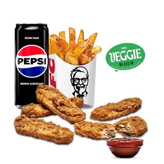 Menú 5 Tiras Veggie para 1