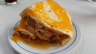 Molotof com creme de ovo e canela