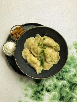 Вареники з картоплею та шкварками (265 г)