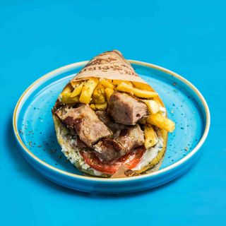 Pita souvlaki maiale