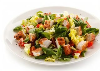 Barbecue chicken salad