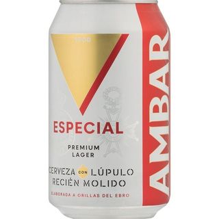 Lata De Cerveza Ambar 0,33 Cl