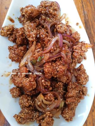 Chicken In Sesmae Sauce, Shanghai Taste
 上海 棒棒 鸡