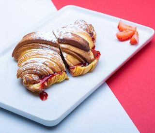 Croissants com Doce