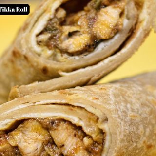  Chicken Malai Tikka Roll (Куриный малайский ролл Тикка)