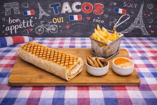 Tacos Kebab (Poulet) Seul