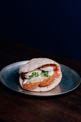 Pita de falafel