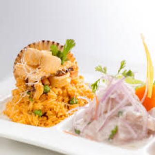 Arroz Con Marisco Y Ceviche