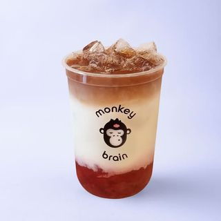 Iced Strawberry Latte