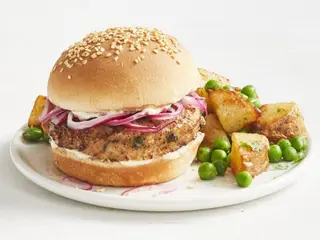 Chicken Roll Masala Burger