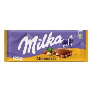 Chocolate con Leche Y Almendras Milka 125 Gr.