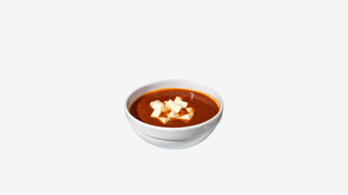 Supa crema de rosii cu mozzarella