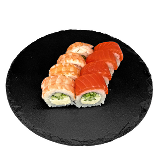 Філадельфія DeLuxe з лососем і креветками 285г