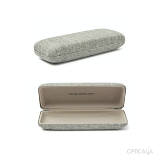 Estojo Cinza/Verde Claro "You Are Looking Great"