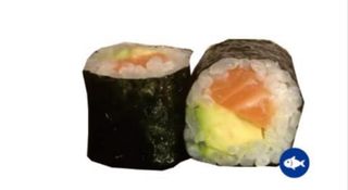 Maki Salmón Con Aguacate(12 Pzs.)