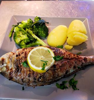 Dourado Grelhado na Brasa