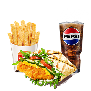 Chicken Crunch Wrap Menu