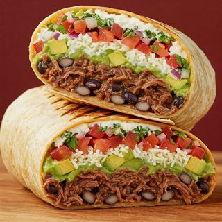 Burrito con Carne Desmechada 