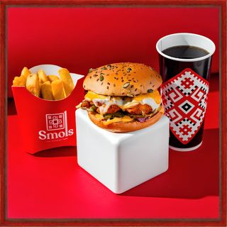 Meniu Burger Spicy de Pui