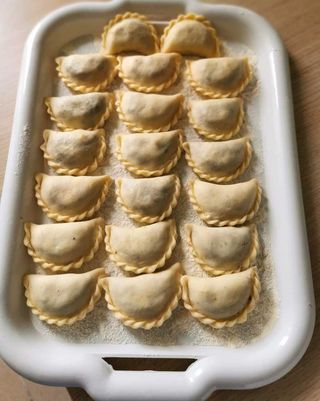 Pierogi z serem i czekoladą 8szt