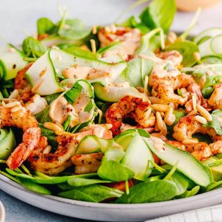 Ensalada de gambas