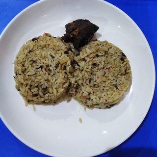 Rice and beans (veg oil)